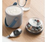 Berghoff Boîte à déjeuner 2 en 1 gris