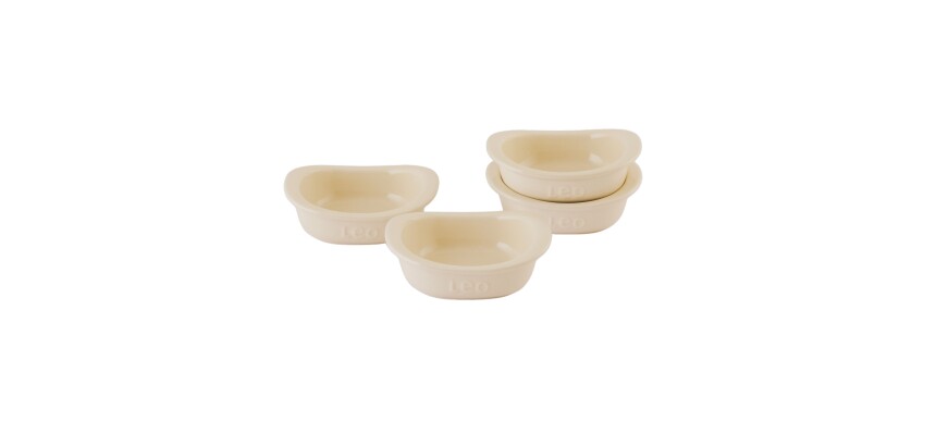 BergHOFF 4-delige set vierkanten ramekins 0,20L
