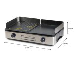 DOMO DO9259G Barbecue Genius - 2 zones de température - 2400 W
