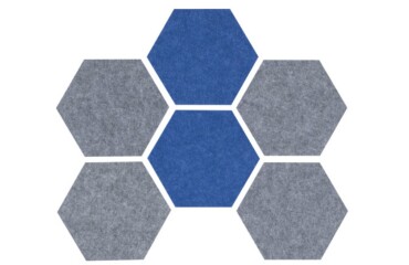 Tablero Hexagonal PET autoadhesivo 10mm (6 unid)