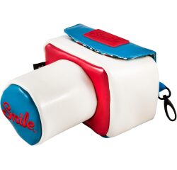 Smile I’m Casual Mod Style - Funda protectora para cámara réflex (DSLR), multicolor, compatible con objetivos de hasta 55 mm y 9 cm de largo