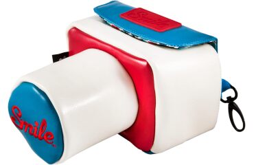 Smile I’m Casual Mod Style - Funda protectora para cámara réflex (DSLR), multicolor, compatible con objetivos de hasta 55 mm y 9 cm de largo