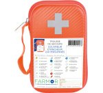 Trousse de secours Couvreur & Étancheur  2/4 personnes en PU orange