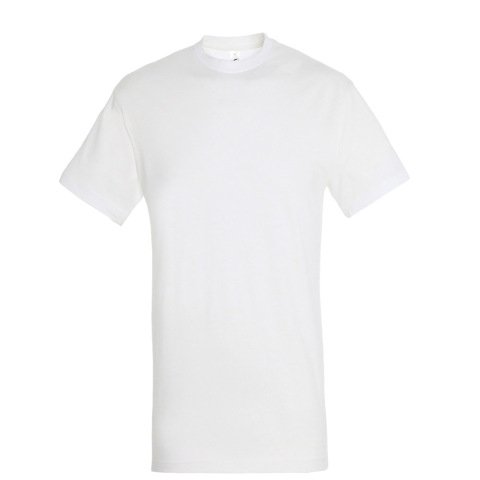 Camiseta Unisex manga corta talla - XL - Blanco