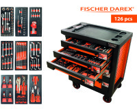 Servante équipée de 126 outils avec 9 modules