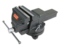 Étau en fonte 125 mm avec enclume et base tournante 360° Fischer Darex