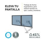 Brazo para monitor doble Eppa™ Blanco Fellowes