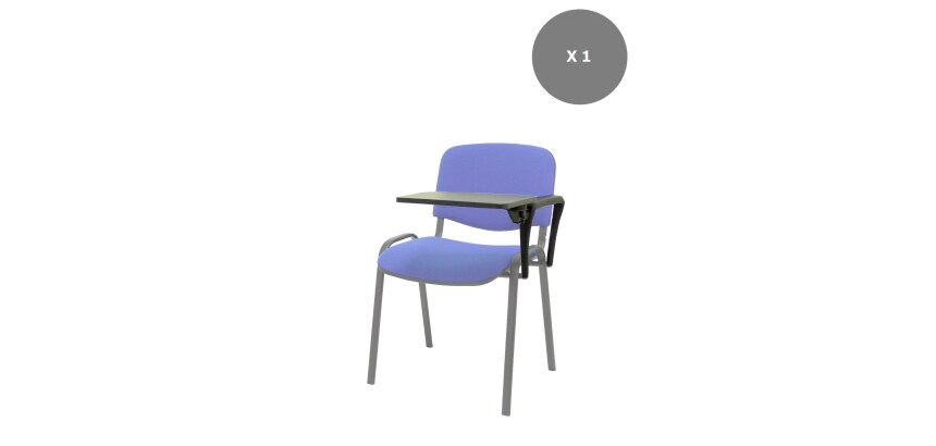 Pala escritoria de silla conferencia para zurdo