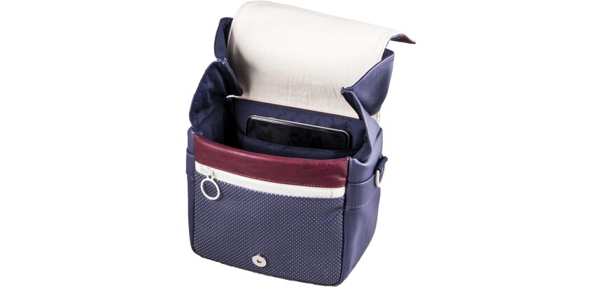 SMILE - Bolsa para fotografía Messenger Urban Nomad Wind tamaño S Azul oscuro