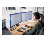 Ratón óptico Kensington inalámbrico SureTrack Dual, negro
