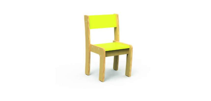 Fabiano Kids Stackable Wooden Chair - Size T2 - Kindergarten