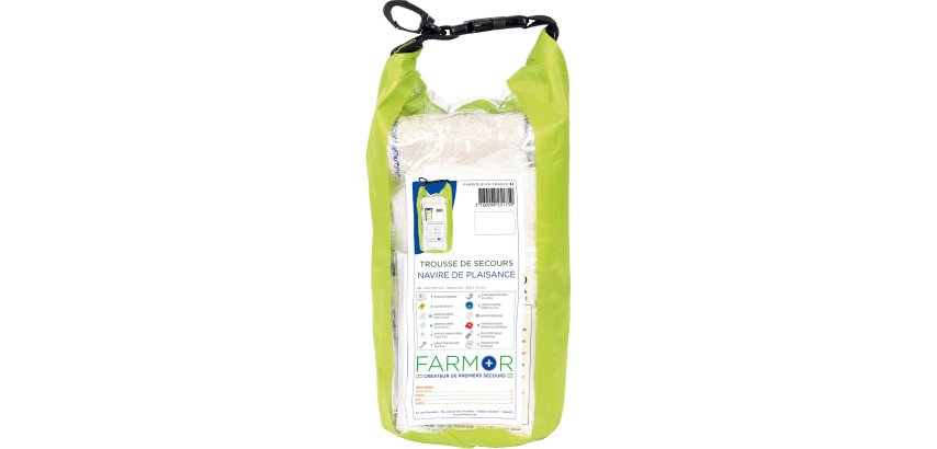 Trousse de secours Navire de plaisance en PVC vert