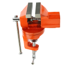 Étau à agrafe en fonte 60 mm – Base rotative 360° – Fixation rapide sur établi