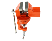 Étau à agrafe en fonte 60 mm – Base rotative 360° – Fixation rapide sur établi