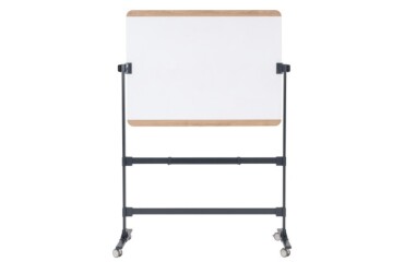 Ace Pizarra volteable movil doble cara magnética con moldura madera roble  - 120x90