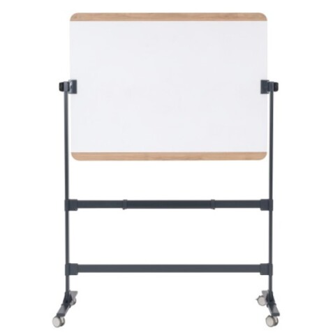 Ace Pizarra volteable movil doble cara magnética con moldura madera roble  - 120x90