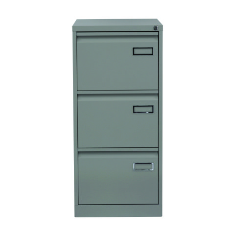Archivador monoblock-montado PSF Bisley 3 cajones A4-folio 62cm - Gris claro - Gris claro RAL 7035