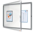 Vitrina NOBO Premium Plus de exterior fondo magnético 8 x A4 hojas