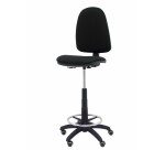 Taburete alto Ayna bali ruedas de parqué