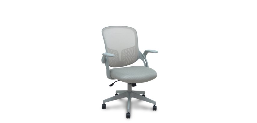 Opti544 Stuhl mit Netzrückenlehne und 3D-Sitz - Grau