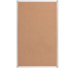 Tablon de corcho reciclado enmarcado aluminio anodizado 2000X1000