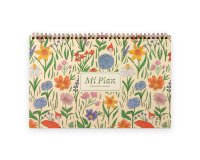 UO Organizador semanal Flores, tamaño 28x18 cm, 60 páginas