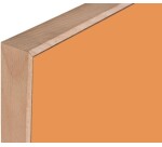 Muse Pizarra magnética flotante enmarcada madera haya maciza