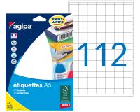 Étiquettes adresses 12 x 18,3 mm Agipa 114006 - Boîte de 1792