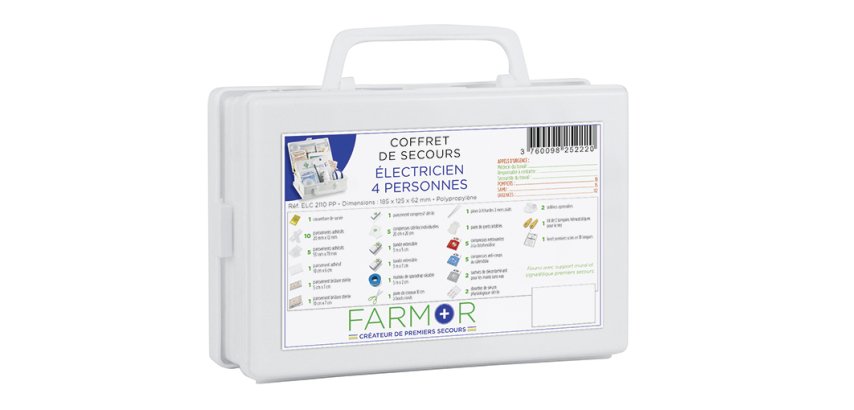 Coffret de secours Électricien 4 personnes