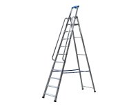 Escabeau Professionnel Aluminium PRO fonte 60/110 (+ main courante)
