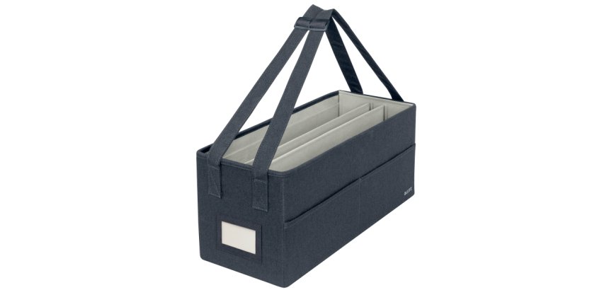 Bolsa de trabajo para Hot Desking de tela, gris