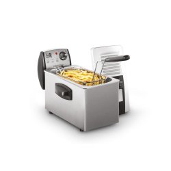 FRITEL Friteuse FR 1465 4L 2600W - Couvercle filtrant manuel 
