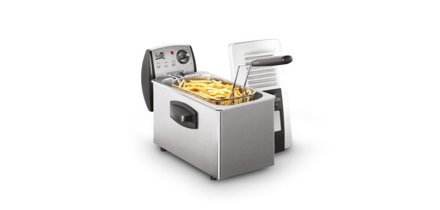 FRITEL Friteuse FR 1465 4L 2600W - Couvercle filtrant manuel 
