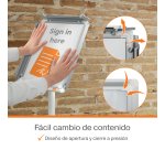 Marco publicitario con pie Nobo Premium Plus A4