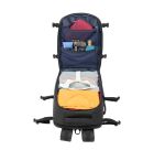 Mochila para portátil de viaje ECO impermeable negra 17.3 '' Rivacase