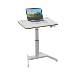 Bureau Leitz électrique assis-debout compact, Leitz Ergo, Blanc