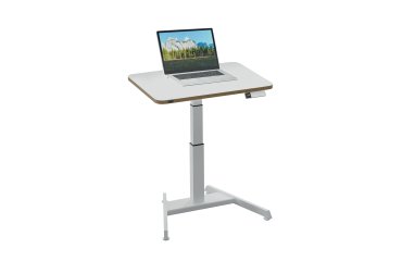 Bureau électrique compact - assis-debout - blanc - Leitz Ergo