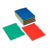 Trieur carte Extendos 12 divisions coloris vert