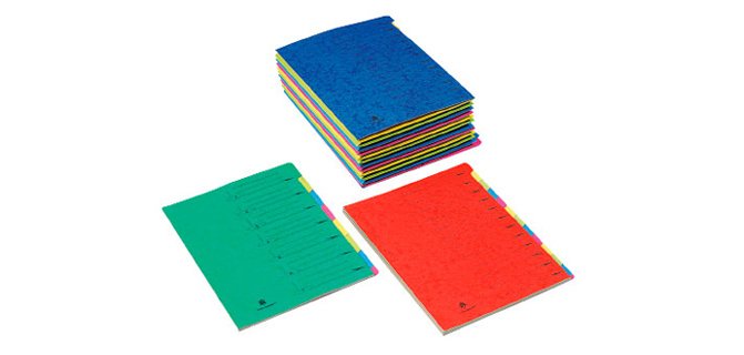 Trieur carte Extendos 12 divisions coloris vert