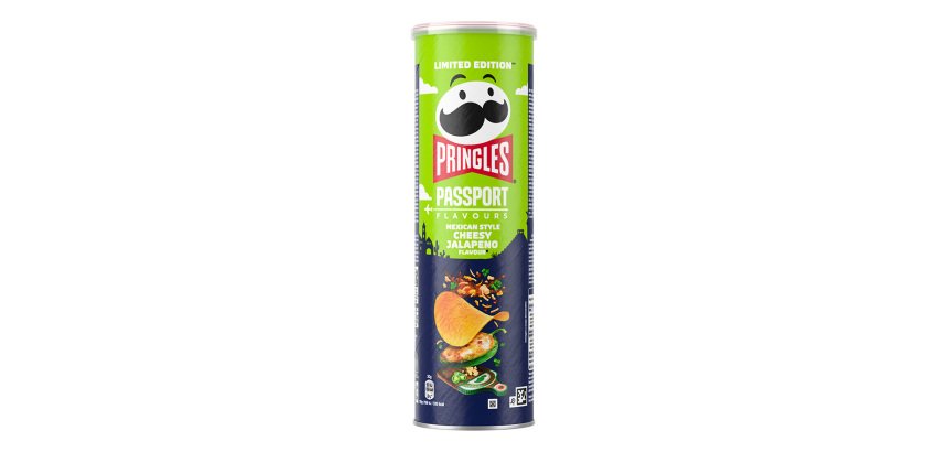 Snack de Patata Pringles Passport Jalapeño 165 g