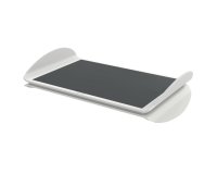 Reposapiés ajustable de escritorio Ergo, gris
