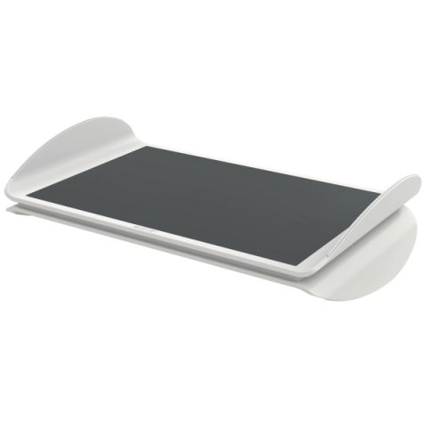Reposapiés ajustable de escritorio Ergo, gris
