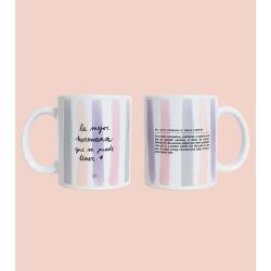 Taza "La mejor hermana que se puede tener" 350ml, cerámica 
