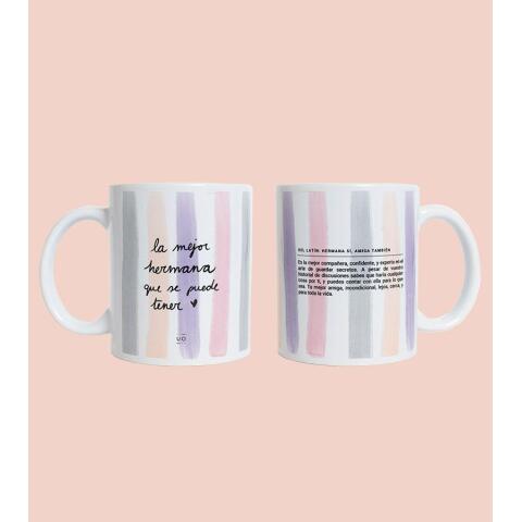 Taza "La mejor hermana que se puede tener" 350ml, cerámica
