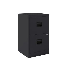 Cajonera monoblock-montada PFA2 Bisley 2 cajones archivo. Fija