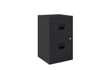 Cajonera monoblock-montada PFA2 Bisley 2 cajones archivo. Fija
