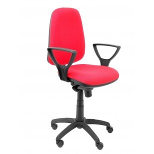 Tarancón tapizada brazos fijos - Rojo