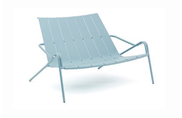 Banc d'extérieur en aluminium OUDON
