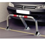Barrière de parking 3 pieds rabattable indéformable Fermeture serrure clé pompier triangle