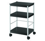 Desserte à plateaux S Noir H.74 x L.45 x P.36 cm